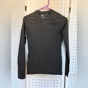 Figs Women's Black Long Sleeve Tee